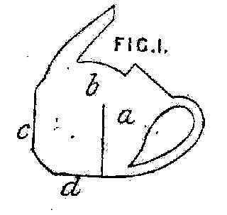 Einfache Zeichnung einer Kanne mit einer perforierten Zwischenwand.